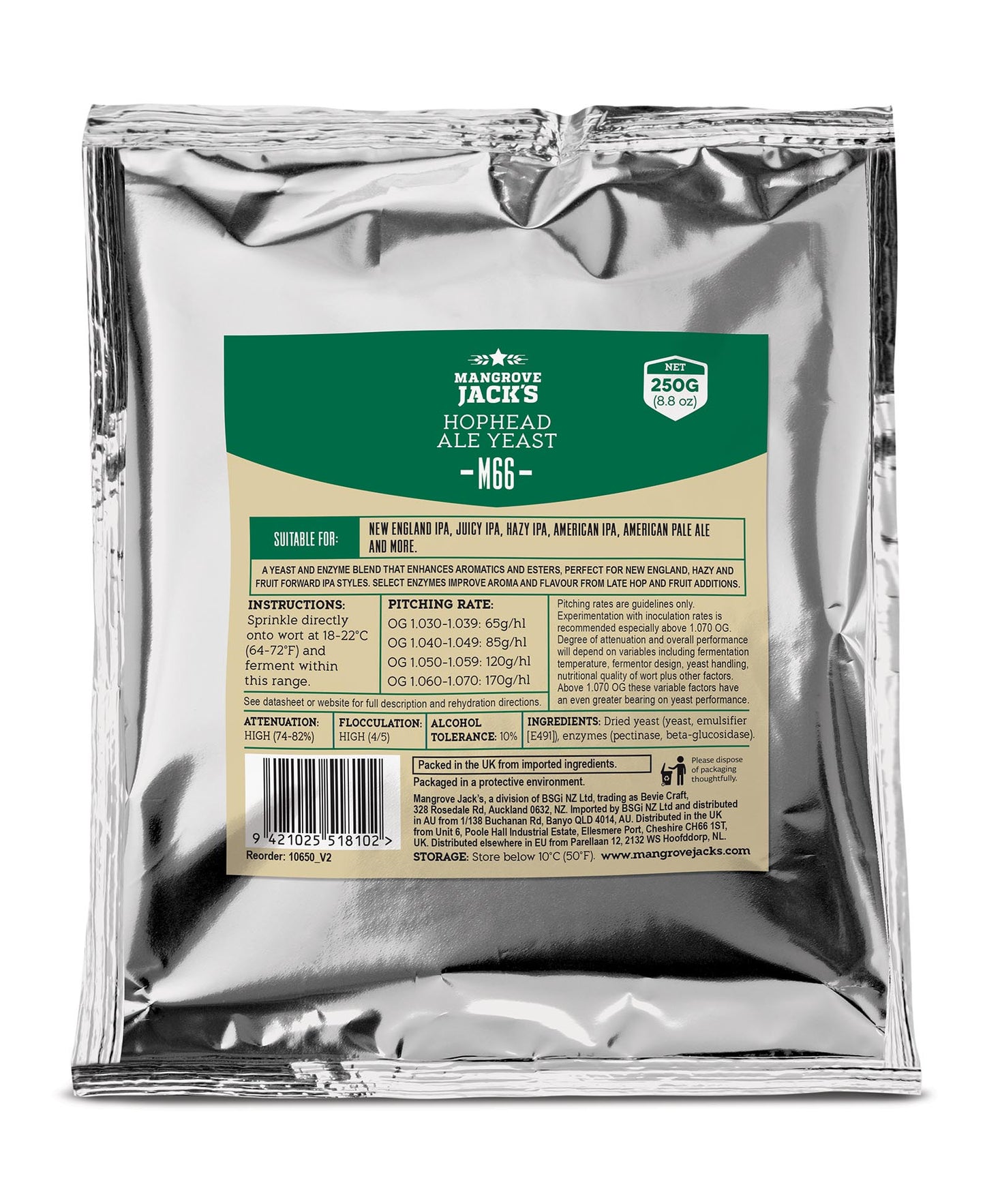 MJ Craft Series Hophead Ale Yeast M66 - 250g-1.jpg