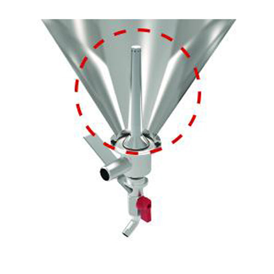 Grainfather GF30 Fermenter Dual Valve Liquid Inlet 160mm-1.jpg