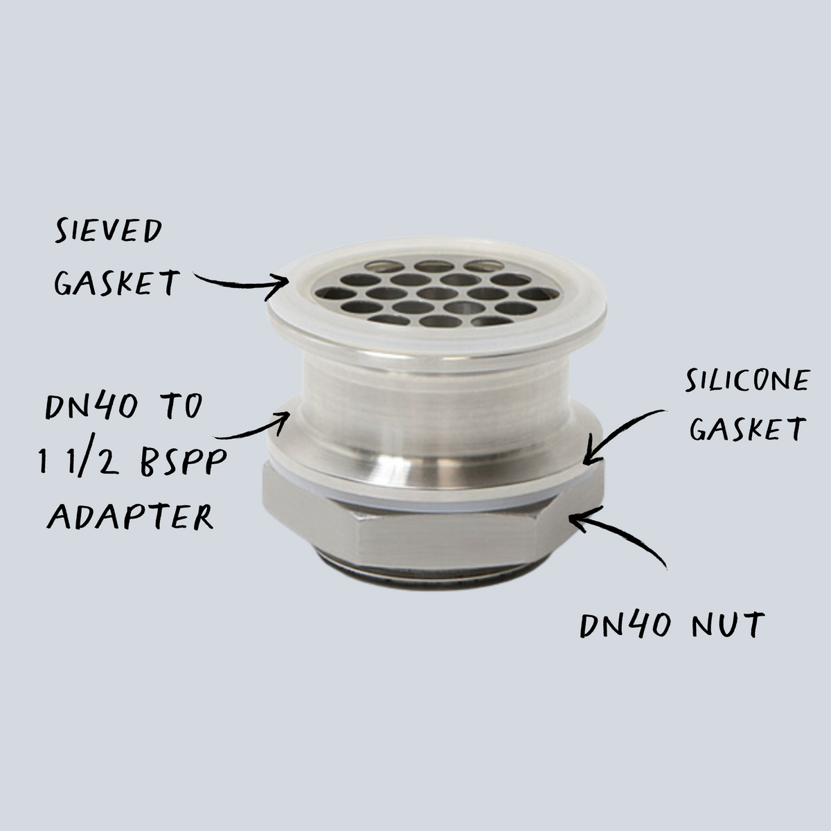 External Threaded Adapter SS Create+ Threaded Adapter Set – Bevieshop-EU
